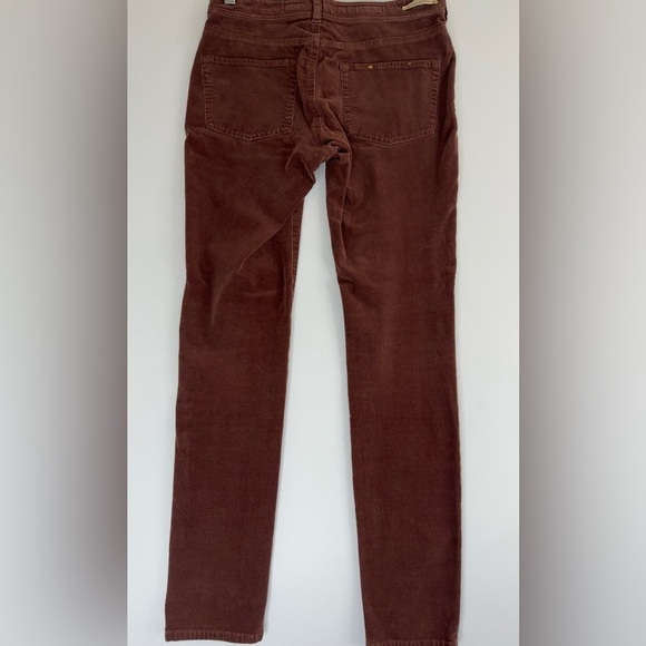 Pilcro Anthropologie Velvet Thin Stretch Skinny Cords Size 27/4 - Picture 3 of 13